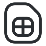 Simcard 1 SVG Icon